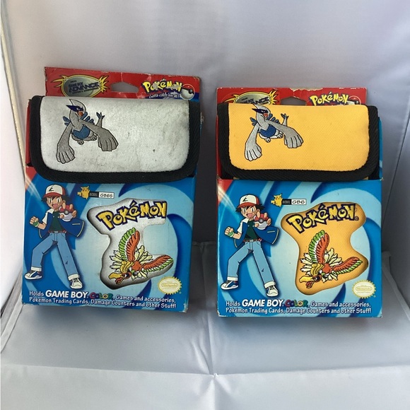 Nintendo Gameboy Advance Pokémon Lugia & Ho-oh Case And Silver Case